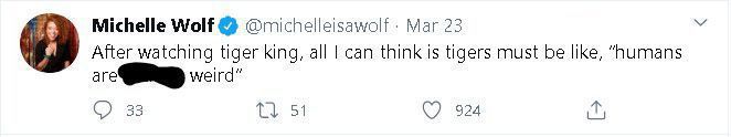 Comedian Michelle Wolf